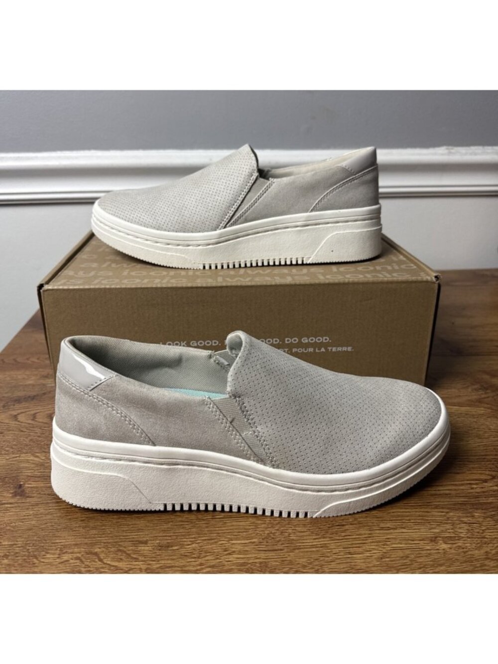 Dr. Scholl's Madison Next Platform Shoes, Women's Size 9M, Oyster